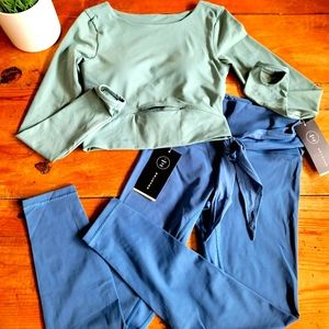 Crop Top and Legging Set